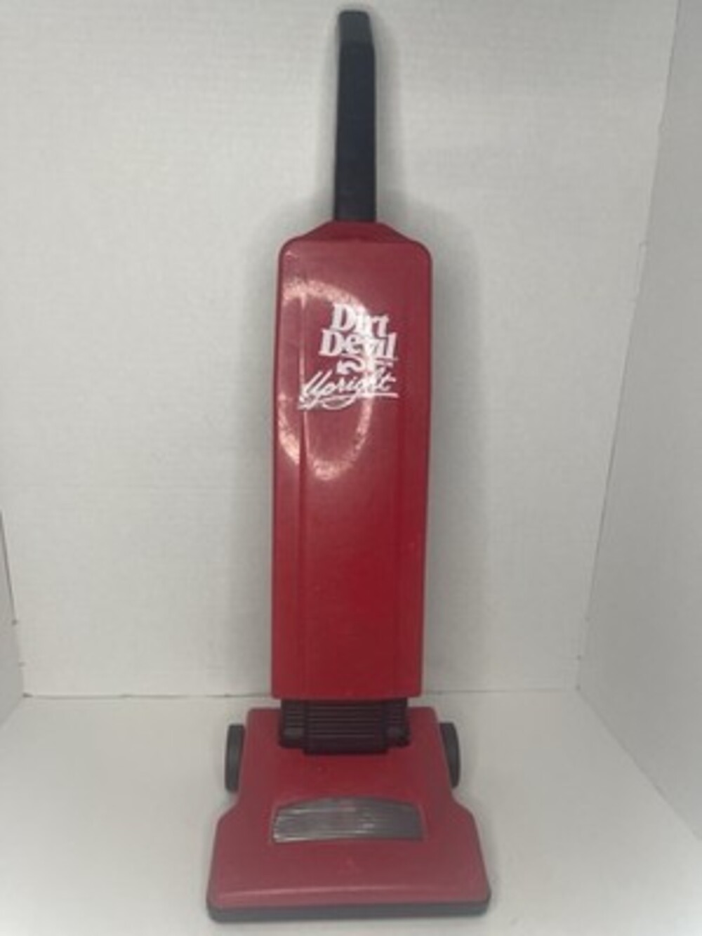 WORKS GREAT VTG Dirt Devil Junior Upright Vacuum Cleaner Toys R Us Toy Works 26”